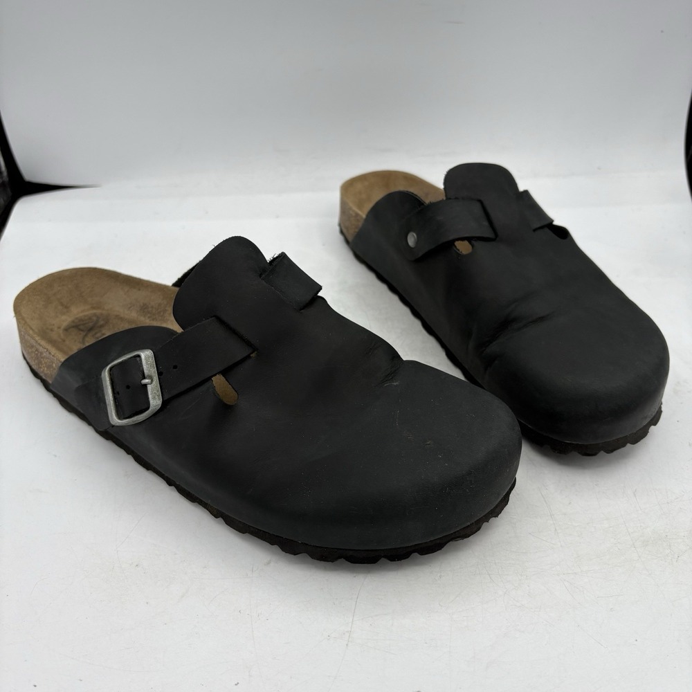 Autenti Clogs Sandals‎ Womens Size 11 EU 43 Mule Leather Spain